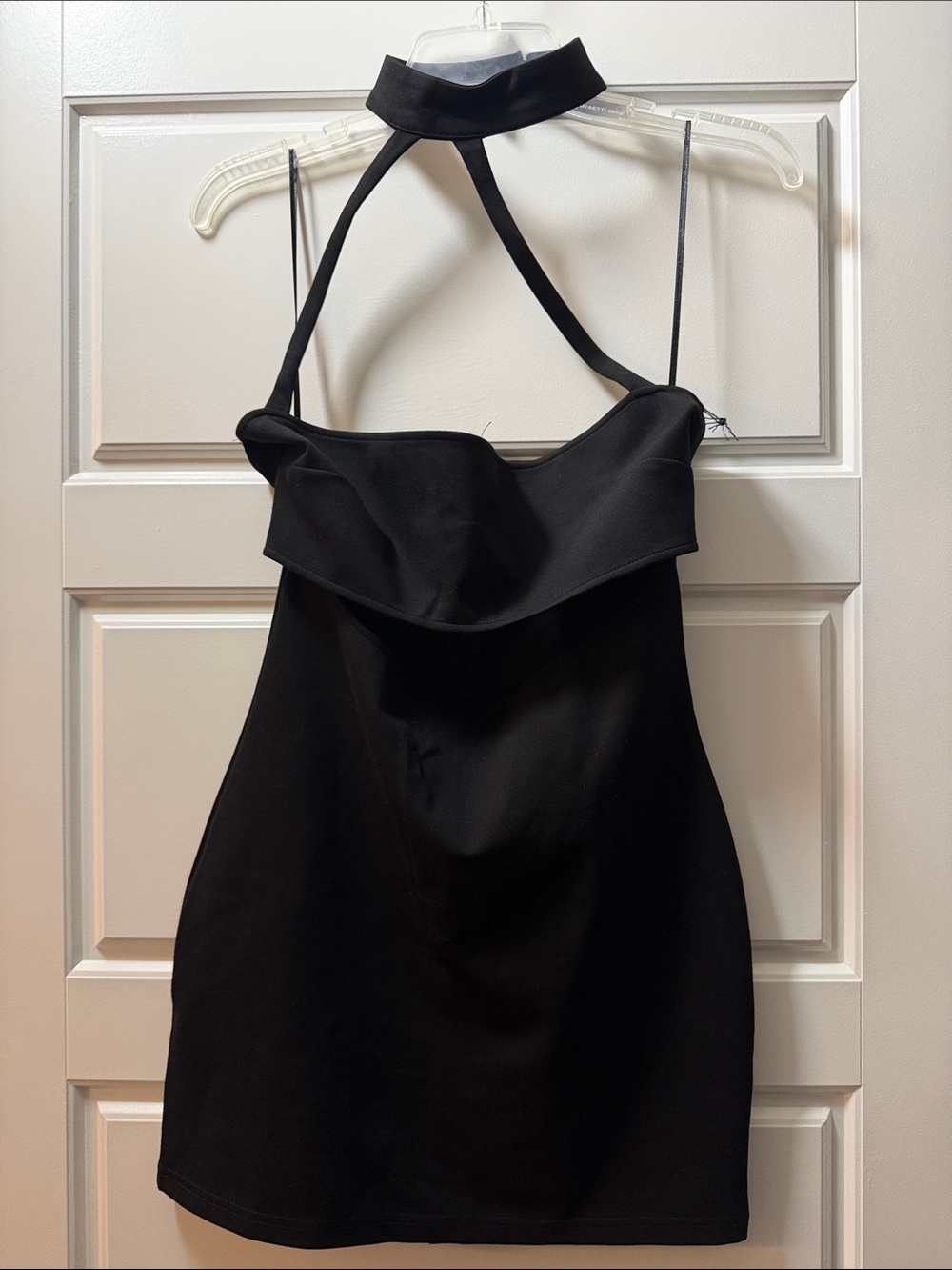 superdown Black Strappy Mini Dress